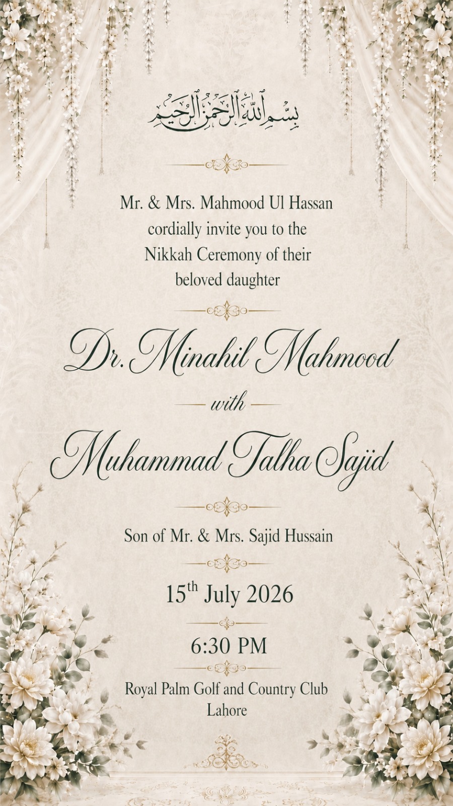 Nikkah Details